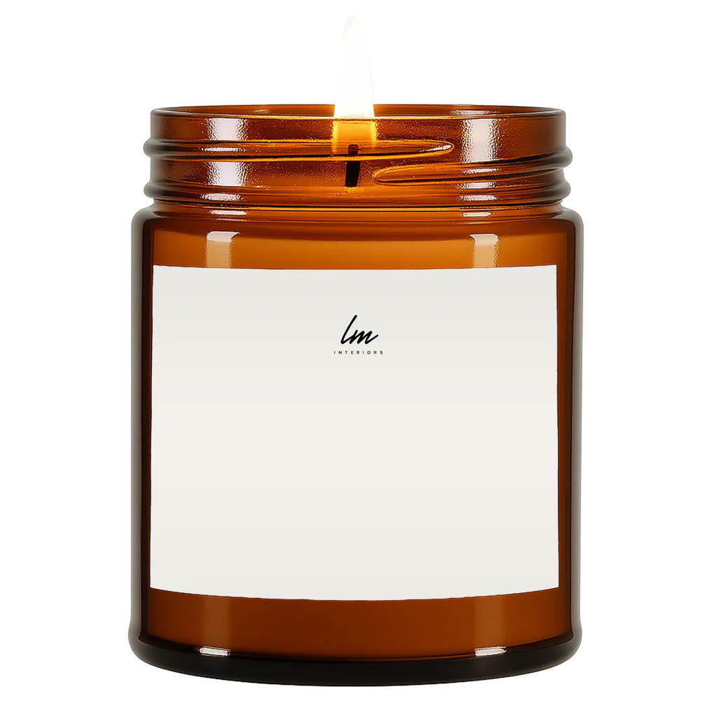 FULLY CUSTOMIZABLE AMBER VESSEL CANDLE